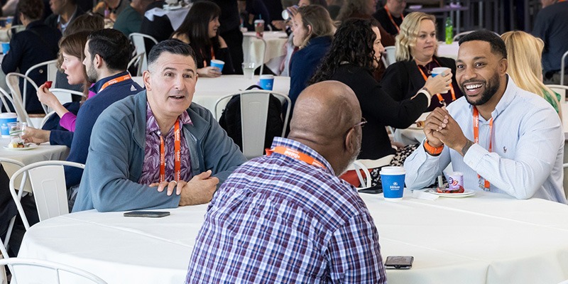 learning leaders eating lunch